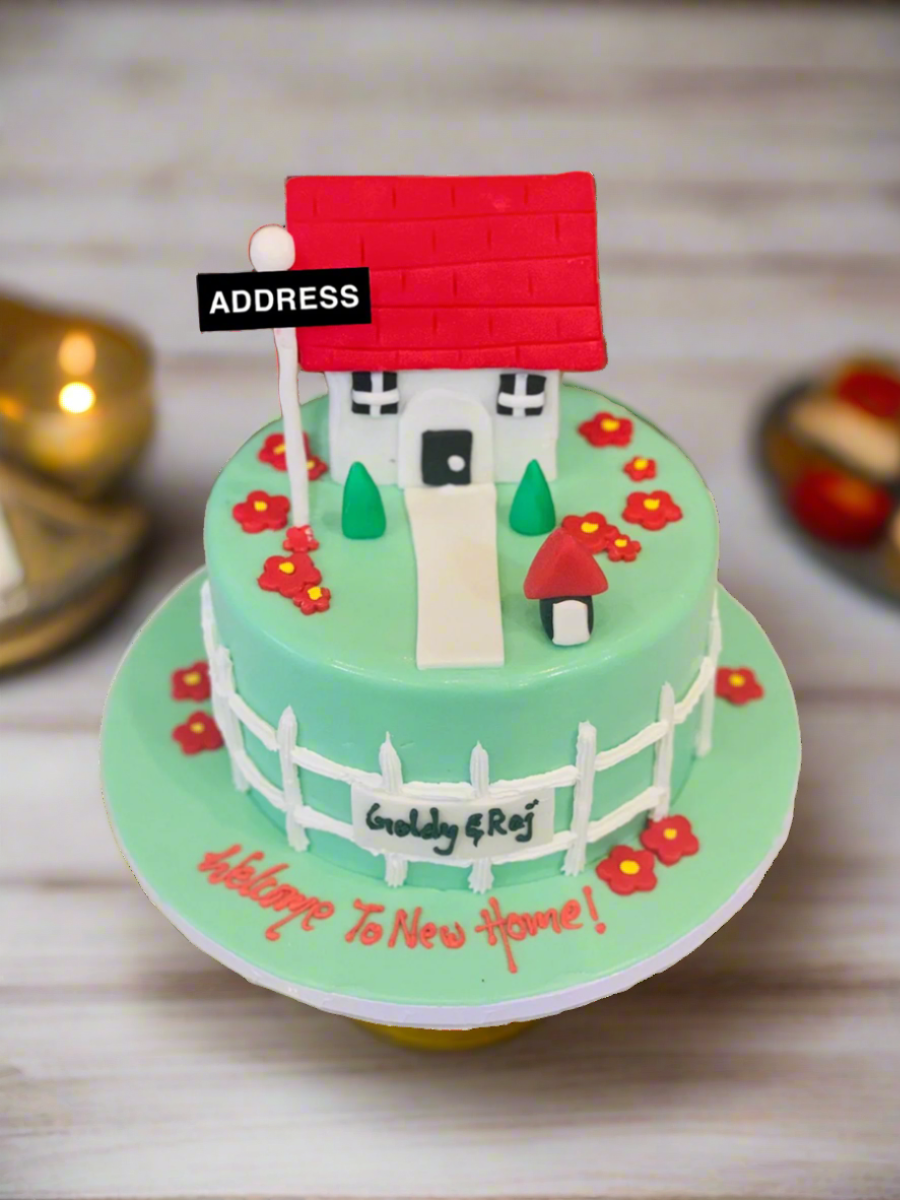 New House Fondant Cake