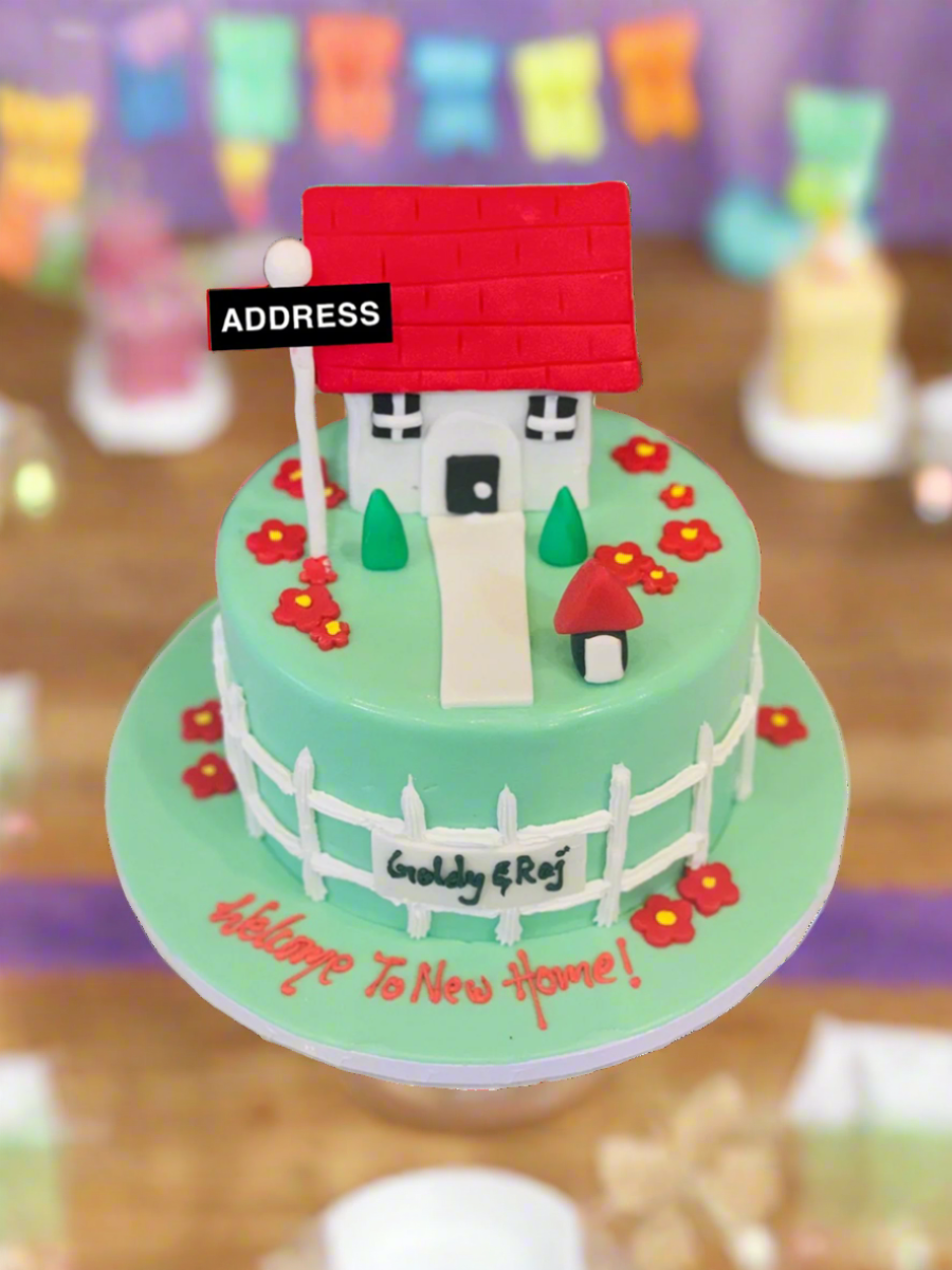 New House Fondant Cake