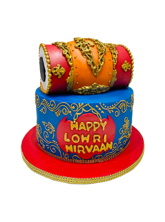 Nirvaan Lohri Fondant Cake