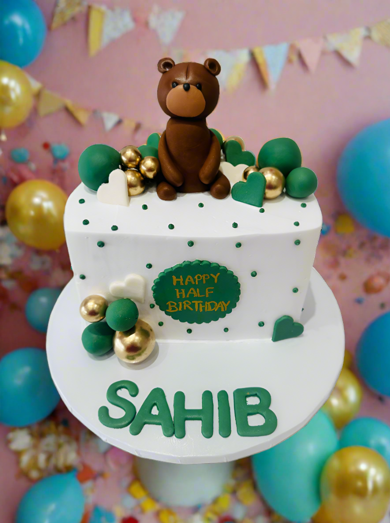 Sahib Half Birthday Cake