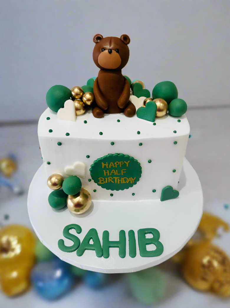 Sahib Half Birthday Cake