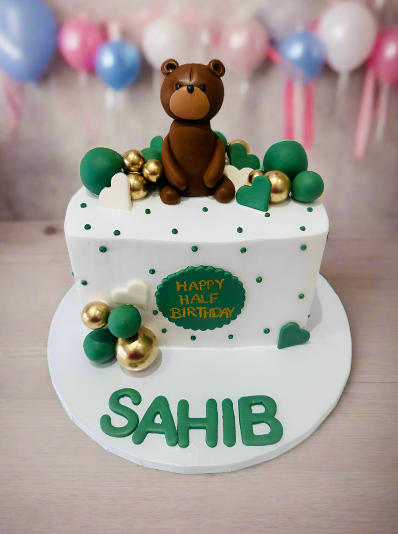 Sahib Half Birthday Cake