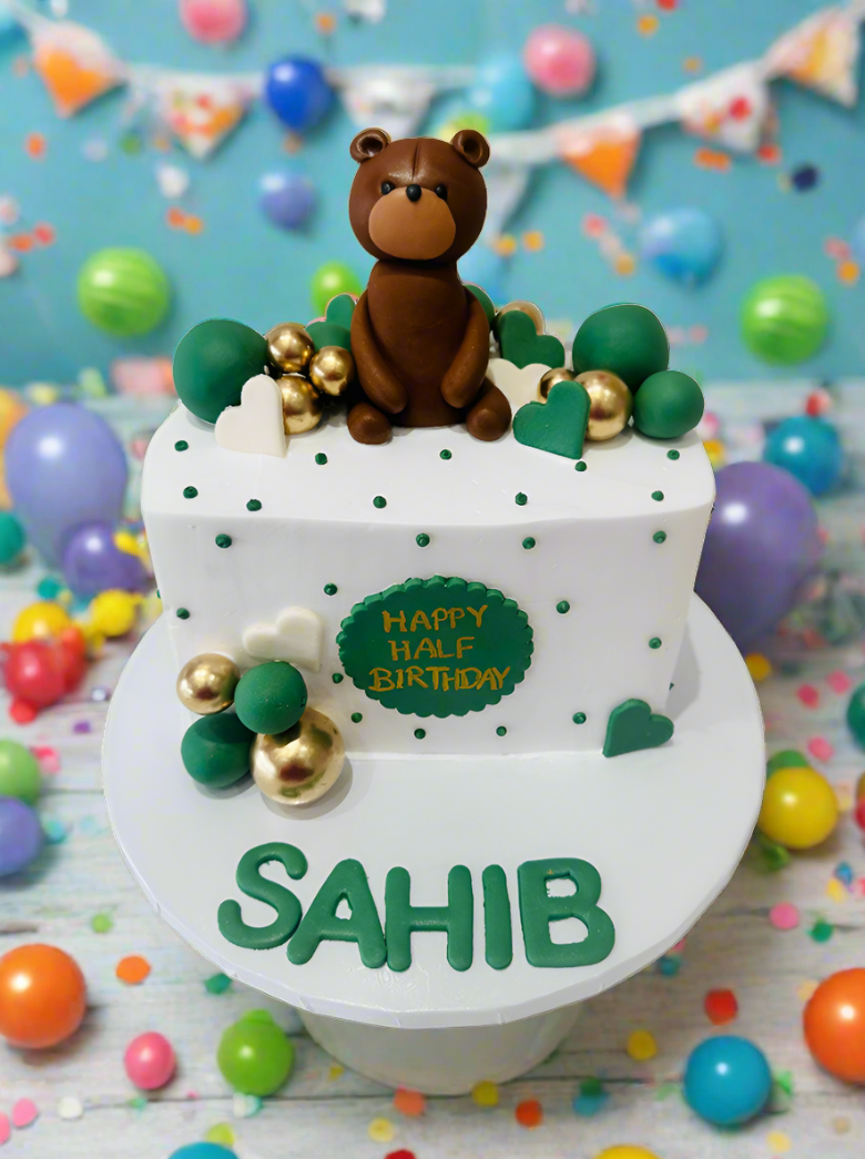 Sahib Half Birthday Cake