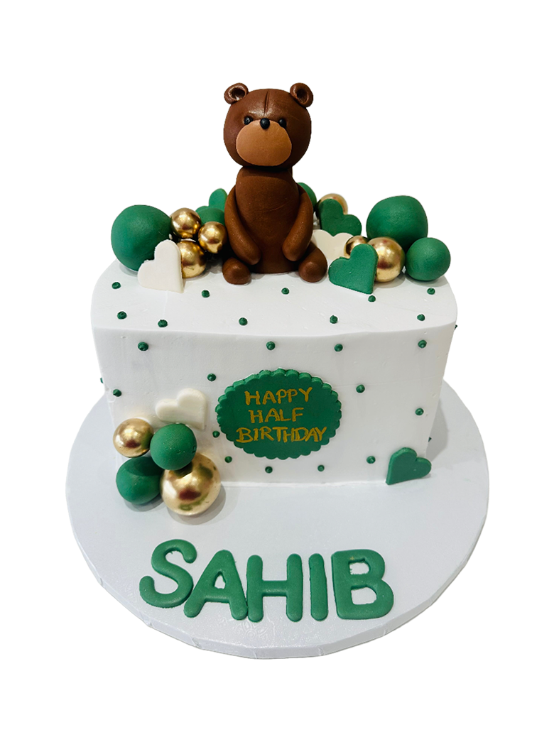 Sahib Half Birthday Cake