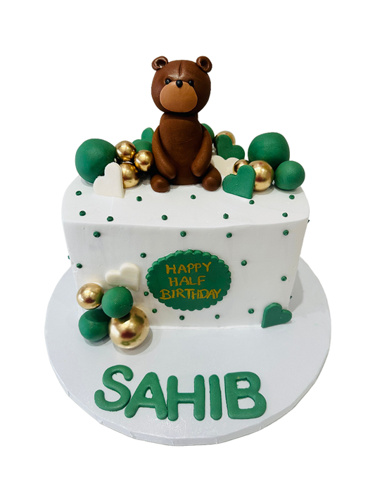 Sahib Half Birthday Cake