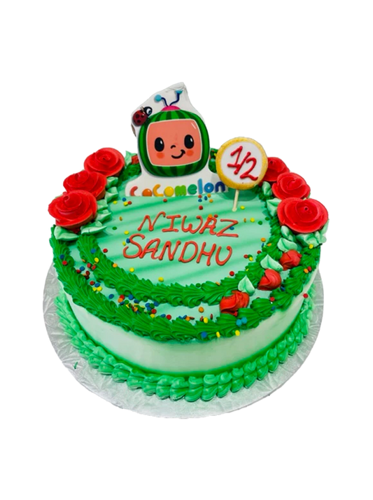 Niwaz Cocomelon Birthday Cake