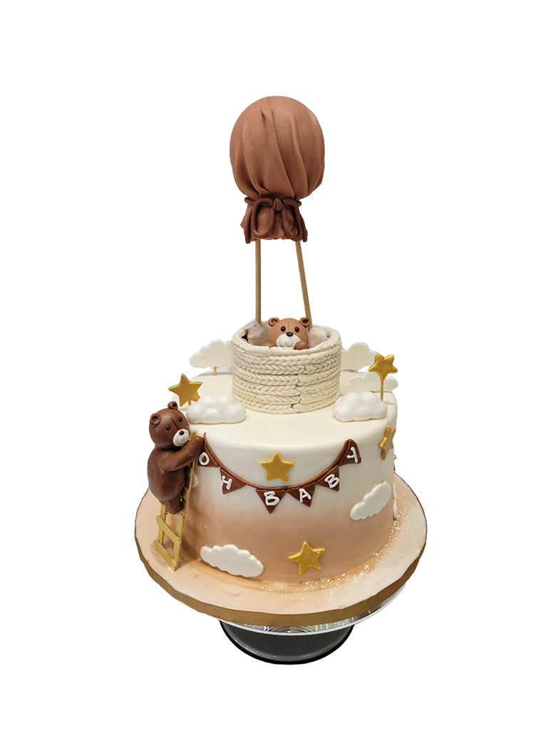 Oh Baby Teddy Fondant Cake