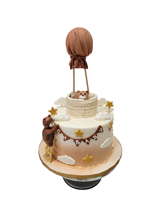 Oh Baby Teddy Fondant Cake