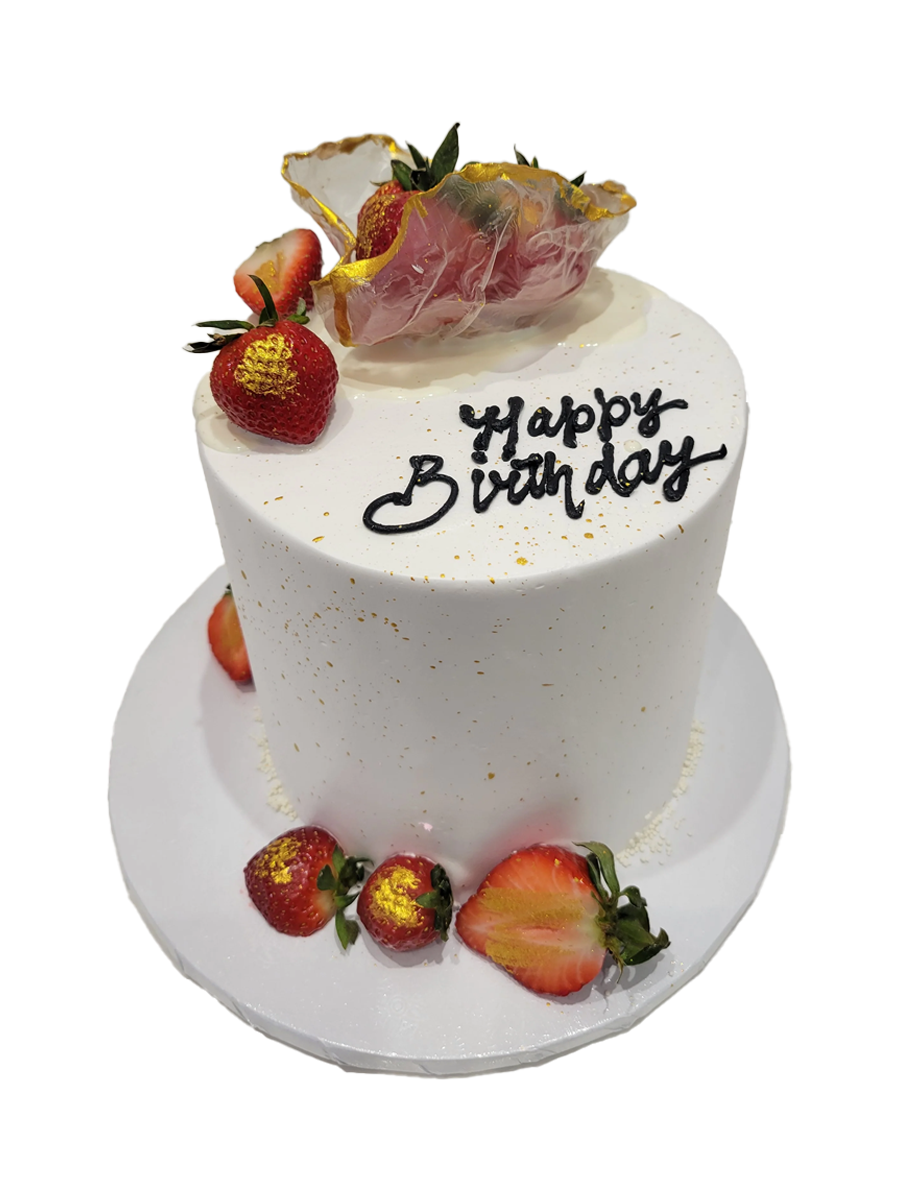 Olivia Cream Birthday Cake