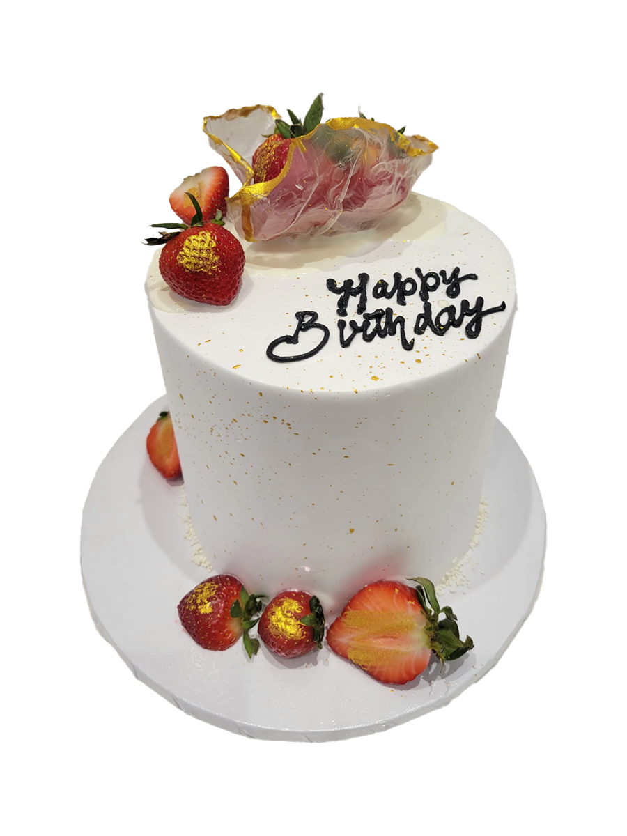 Olivia Cream Birthday Cake
