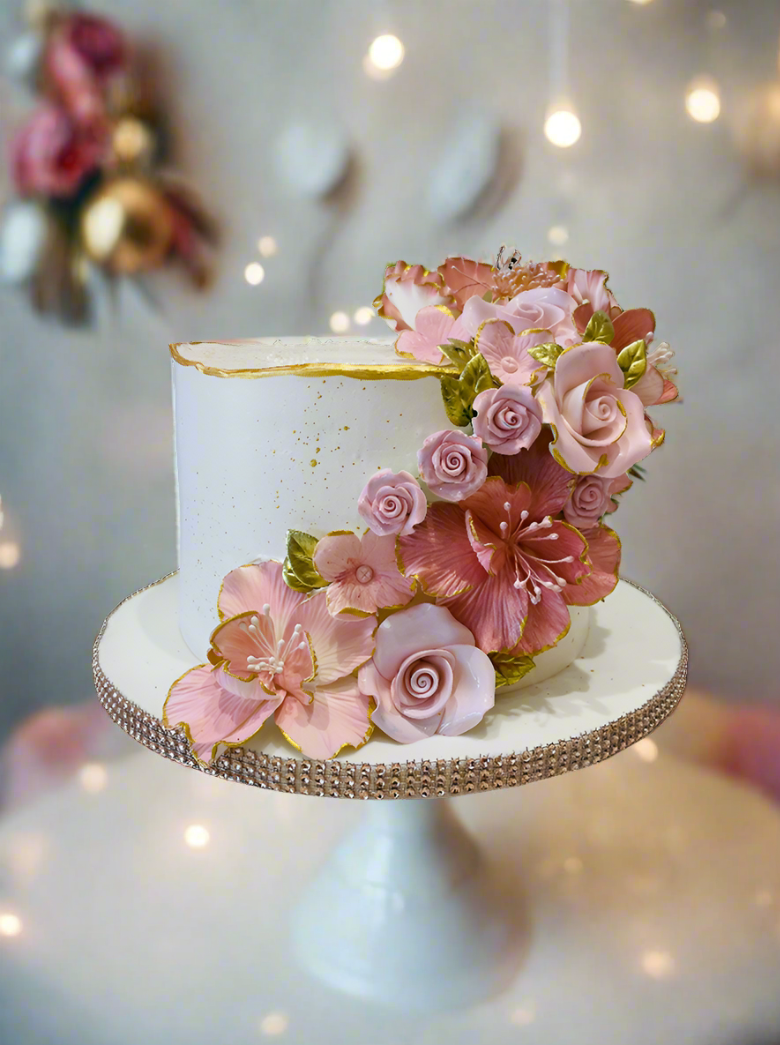 Olivia Rosegold & Pink Cream Cake