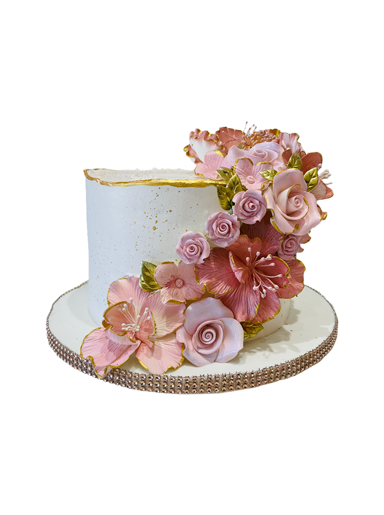 Olivia Rosegold & Pink Cream Cake