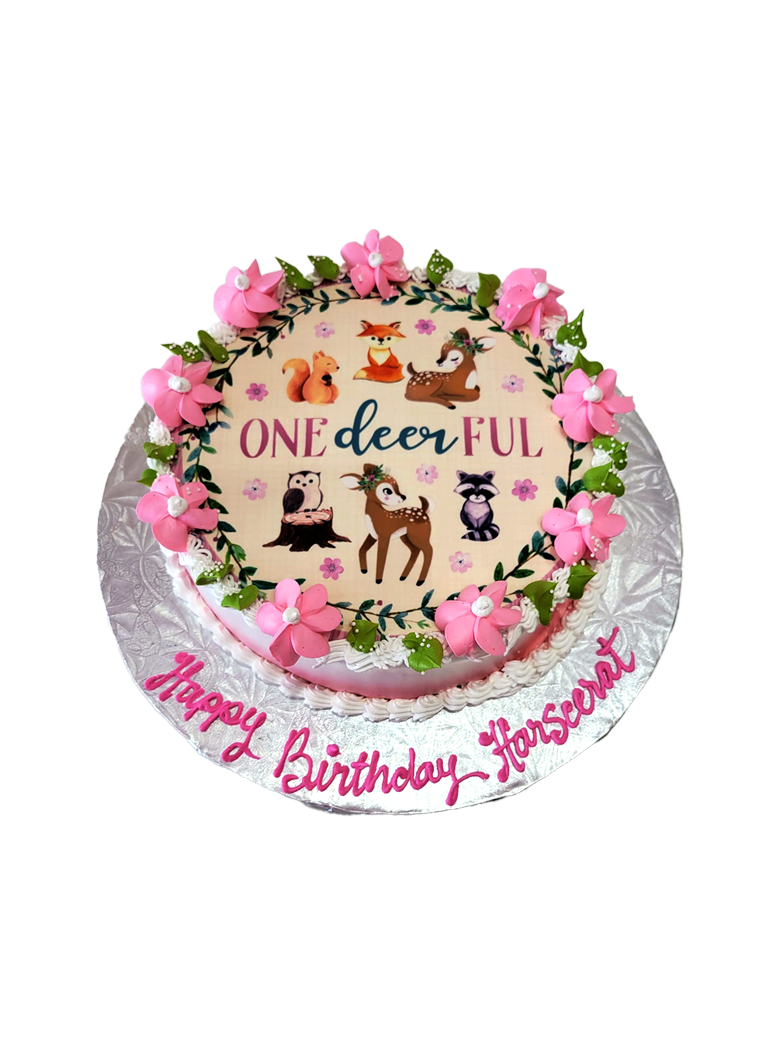 Deer Photo Cake