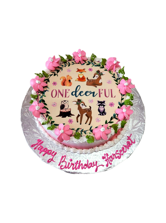 Deer Photo Cake