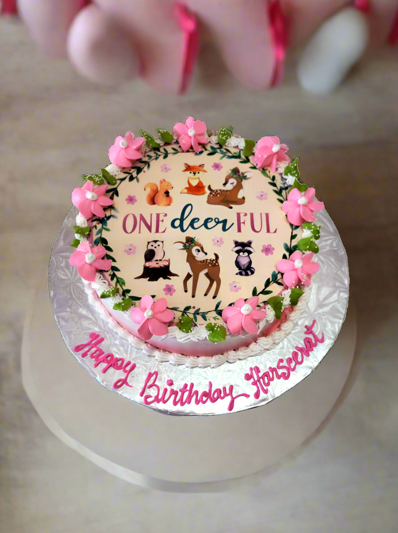 Deer Photo Cake