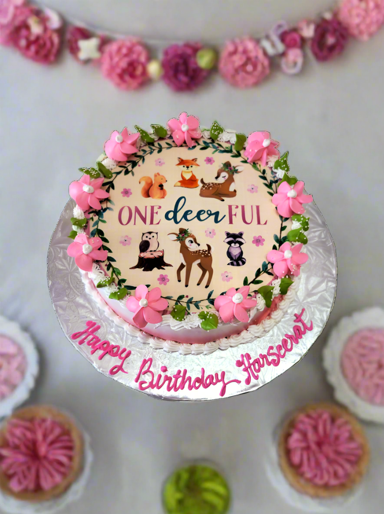 Deer Photo Cake