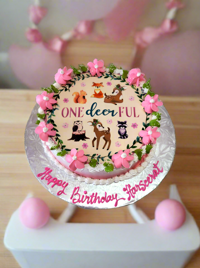 Deer Photo Cake