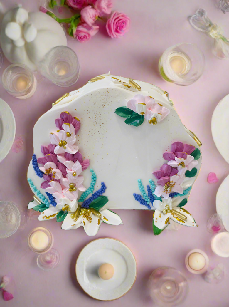 Pastel Arch Molded Birthday Cake