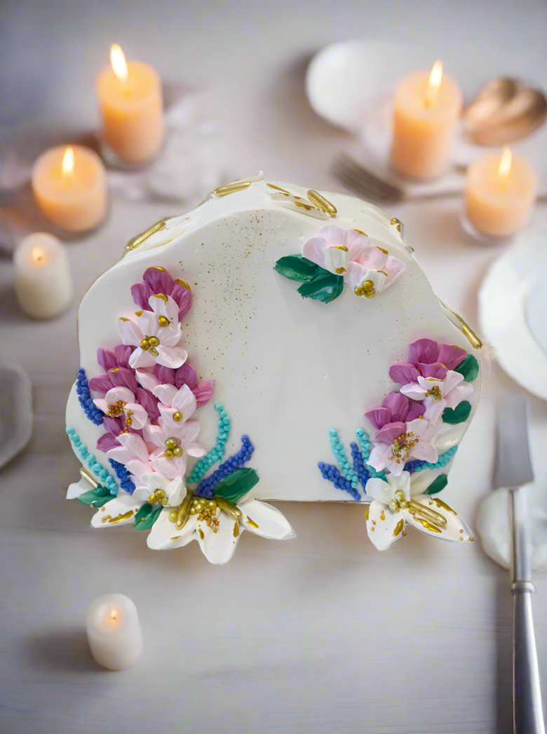 Pastel Arch Molded Birthday Cake