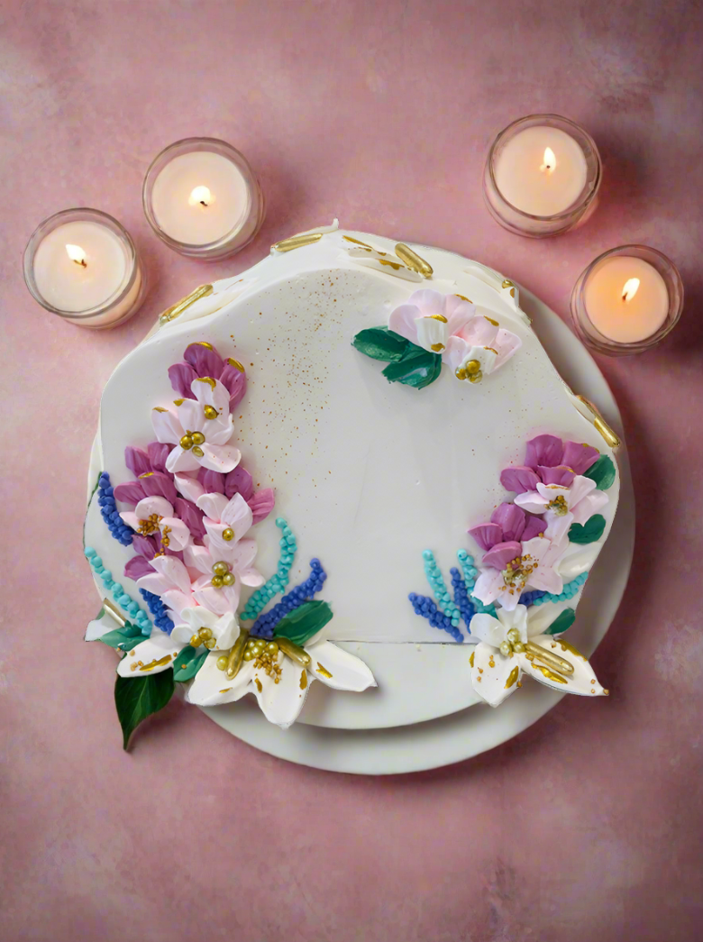 Pastel Arch Molded Birthday Cake