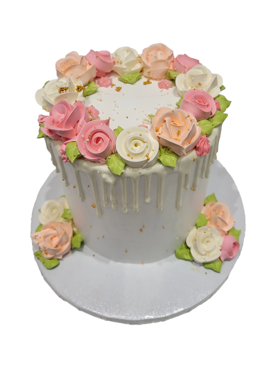 Pastel Floral Cake
