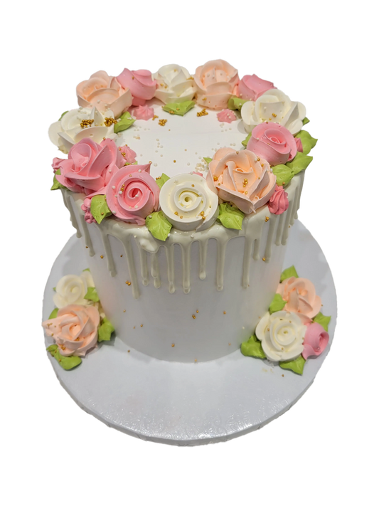 Pastel Floral Cake