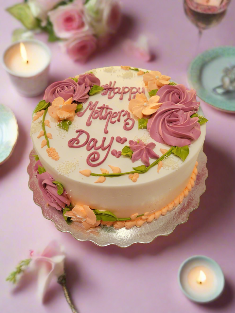 Pastel Mother‚Äôs Day Cake