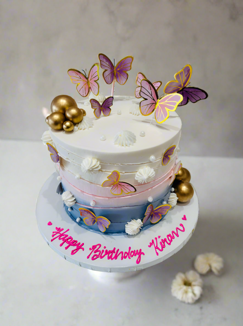 Paula Butterfly Cream Cake