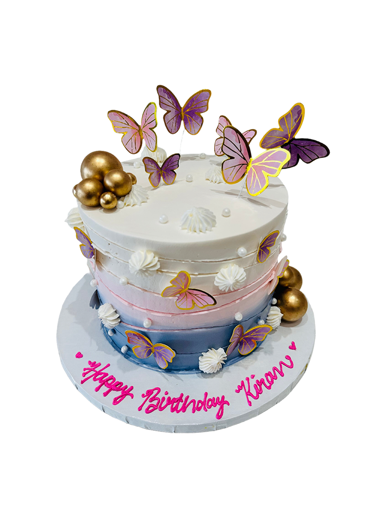 Paula Butterfly Cream Cake