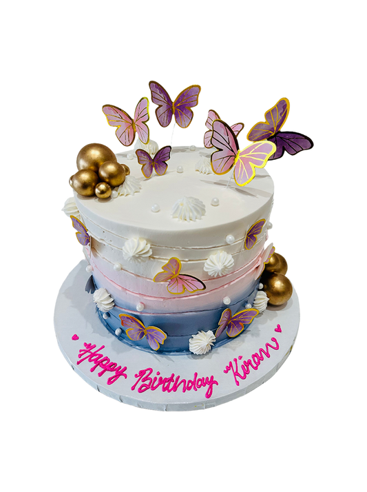 Paula Butterfly Cream Cake