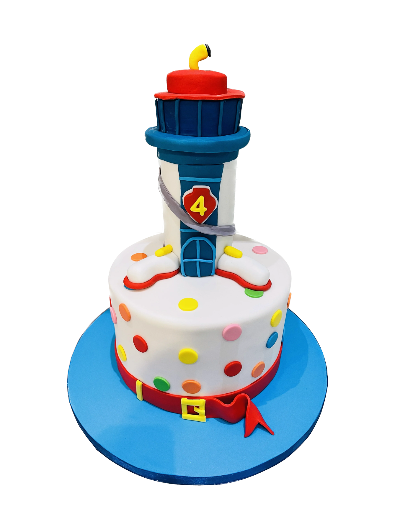 Paw Patrol Tower Fondant Cake