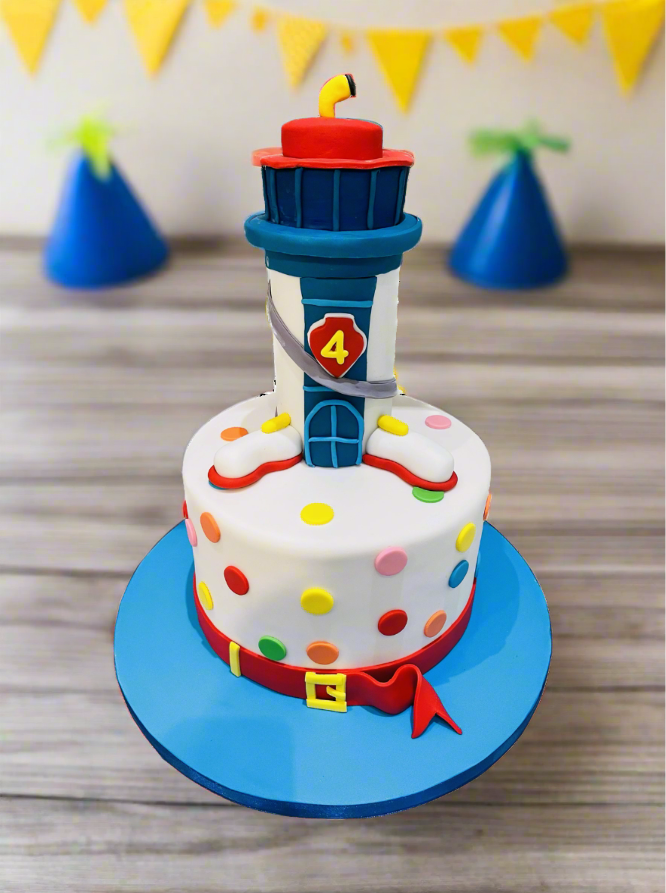 Paw Patrol Tower Fondant Cake