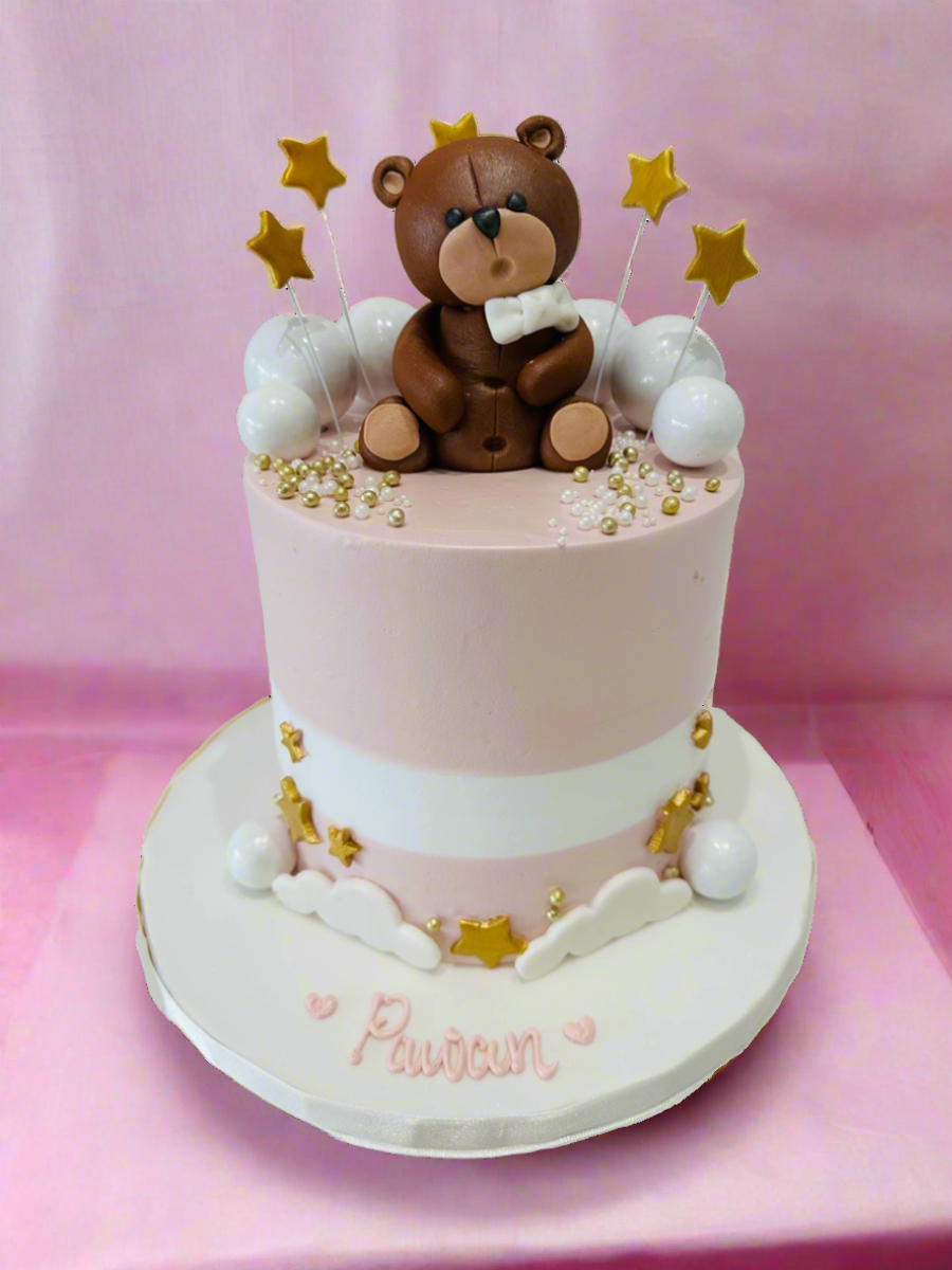 PAWAN TEDDY CREAM CAKE