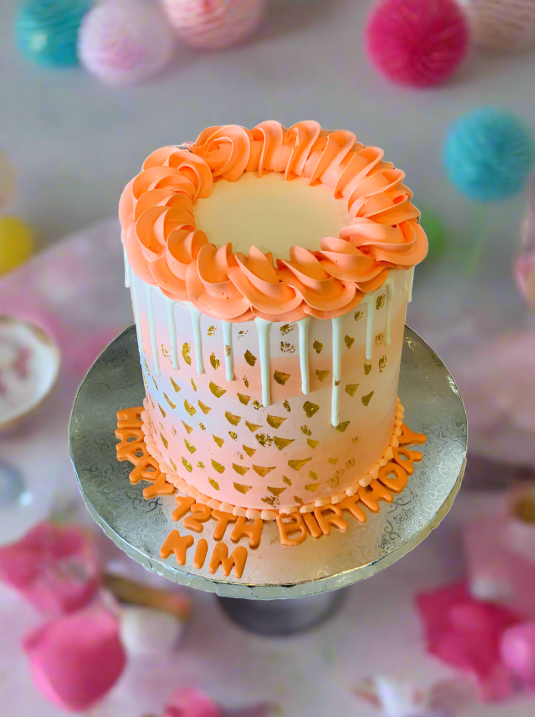 Peach Drizzle Cake