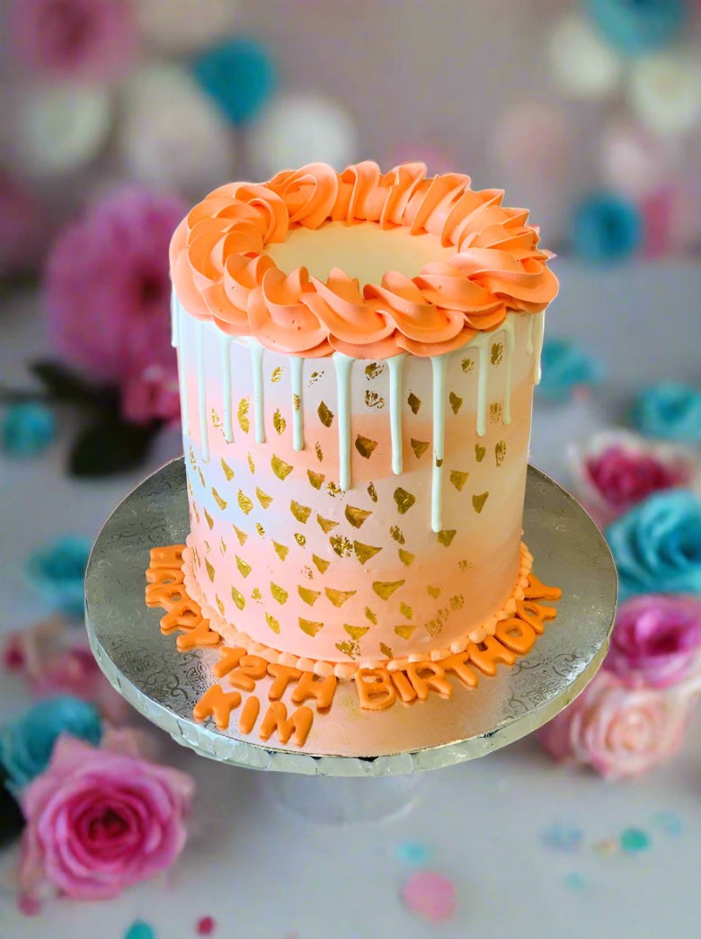 Peach Drizzle Cake