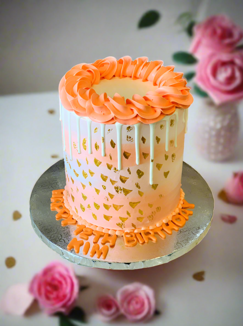 Peach Drizzle Cake