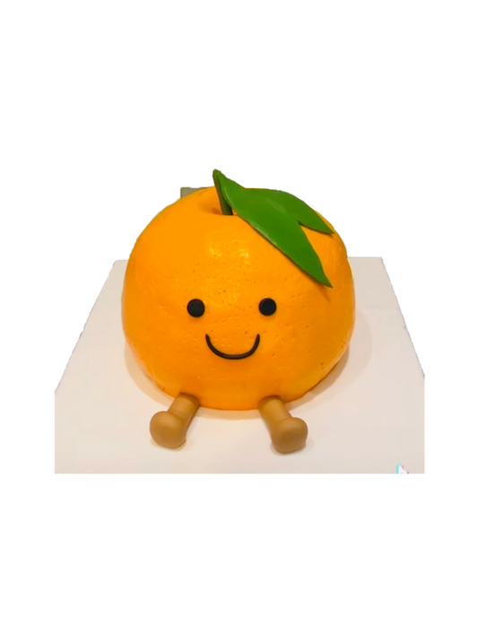 Cutie Pie Orange Birthday Cake