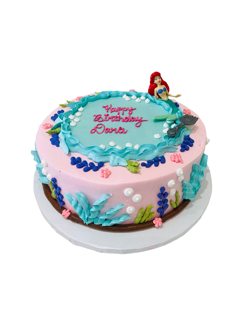 Pink Ariel Cream Cake