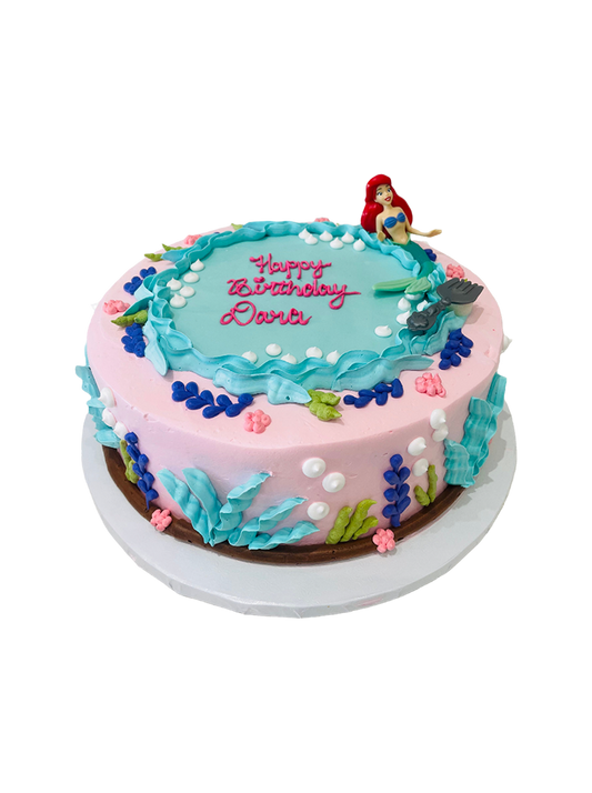 Pink Ariel Cream Cake