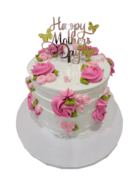 Pink Blossom Mother's Day Cake