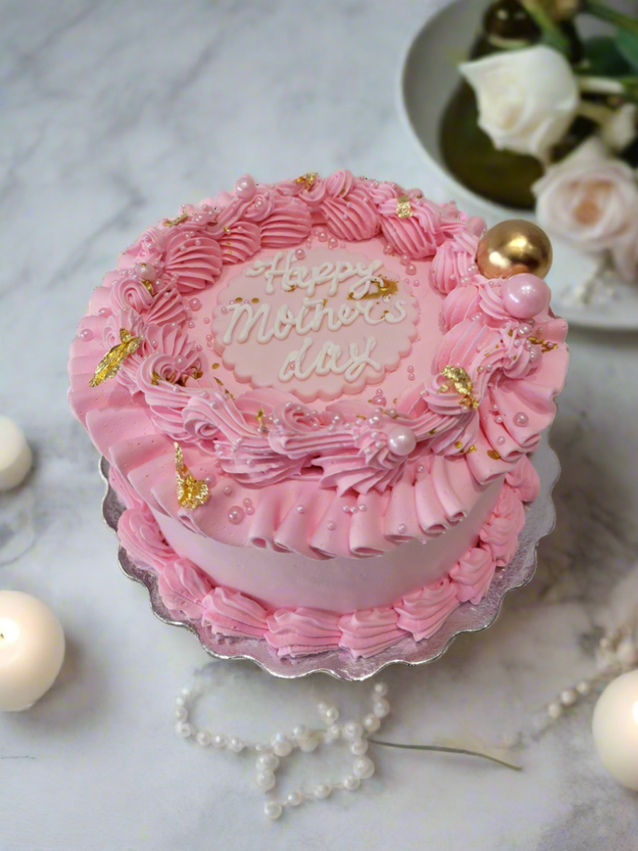 Pink Mother‚Äôs Day Cake