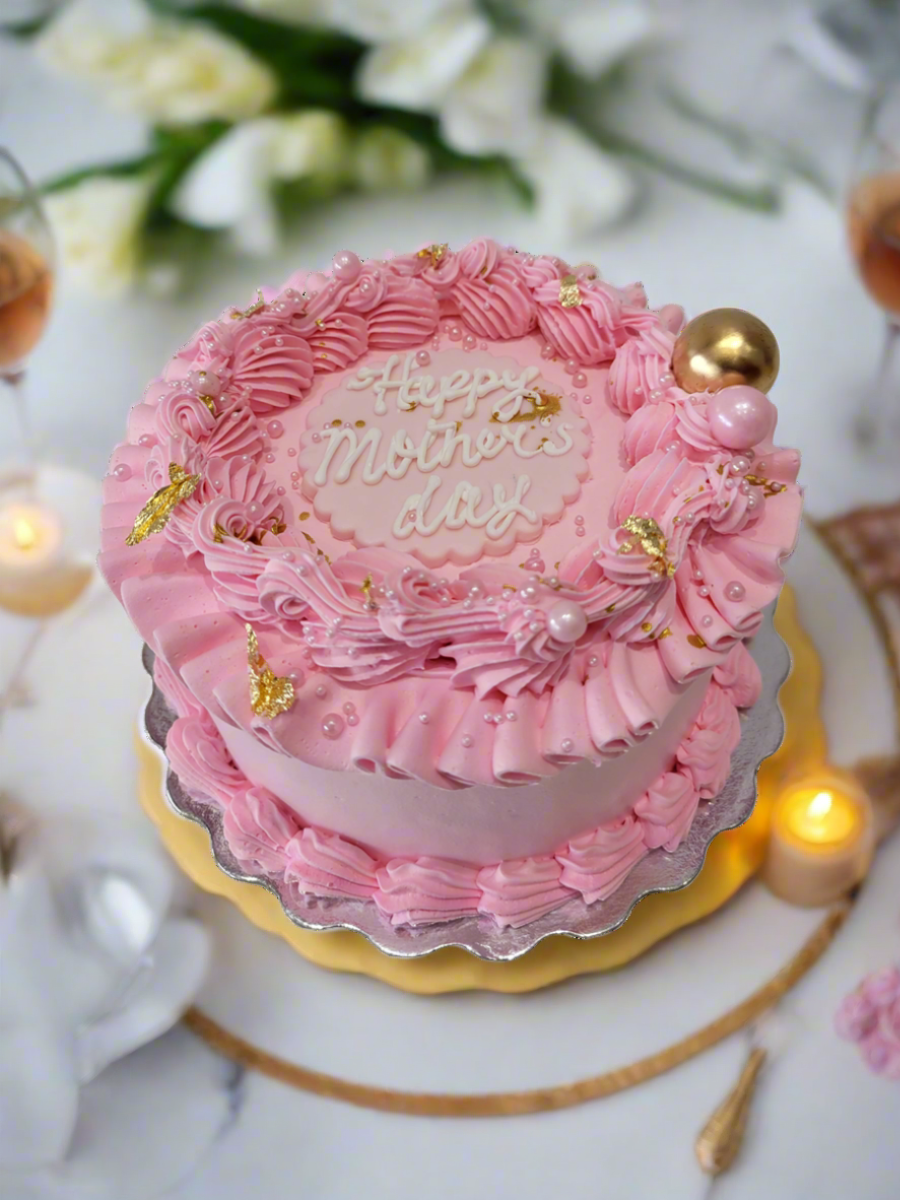 Pink Mother‚Äôs Day Cake