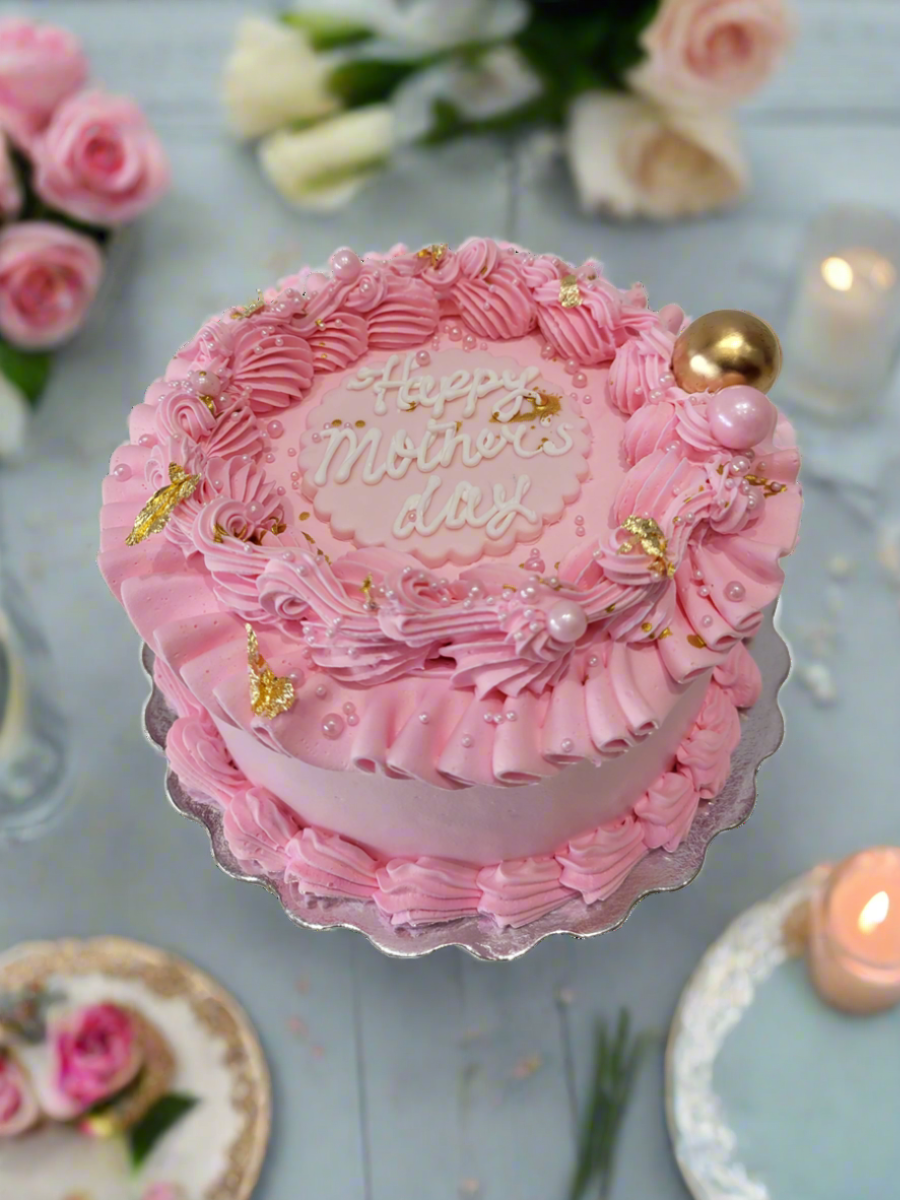 Pink Mother‚Äôs Day Cake