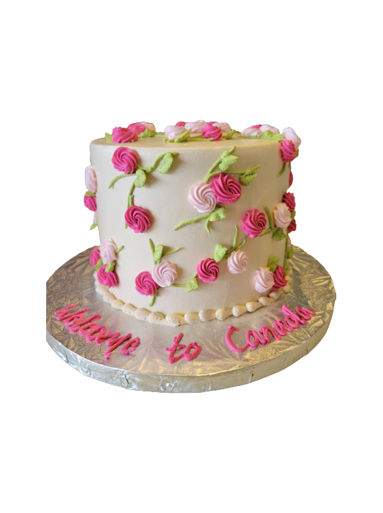 Pink Swirl Cake