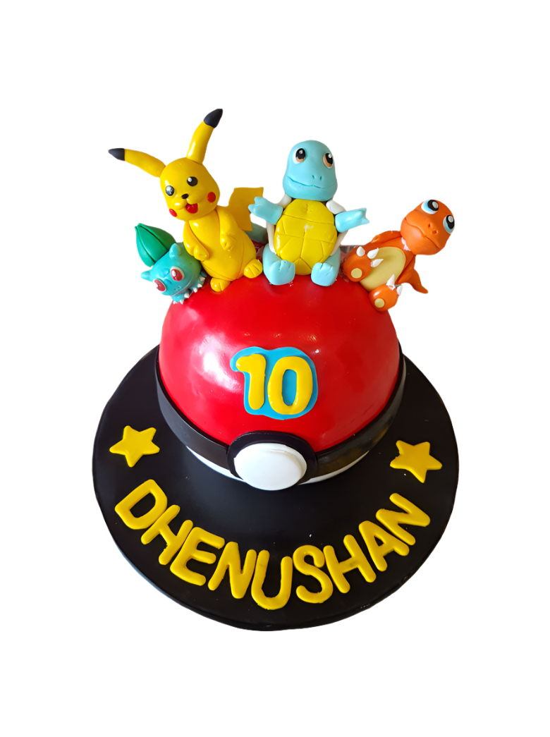 Pokemon Fondant Cake