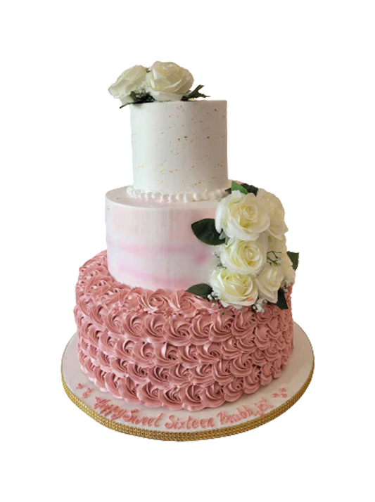 Prabhjot Sweet Sixteen Cake