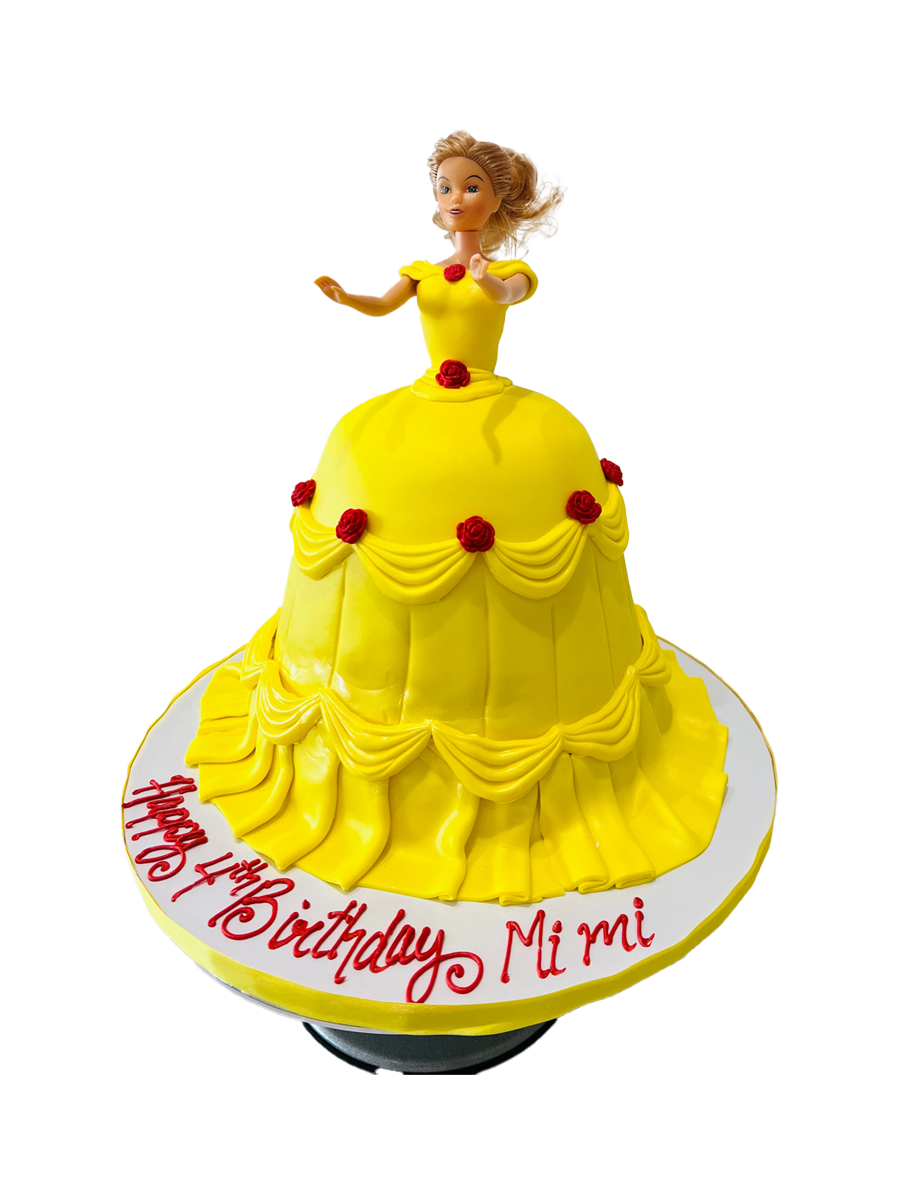 PRINCESS BELLA FONDANT BARBIE CAKE