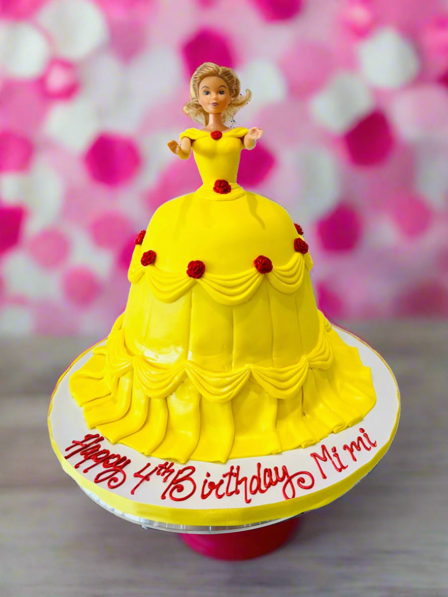 PRINCESS BELLA FONDANT BARBIE CAKE