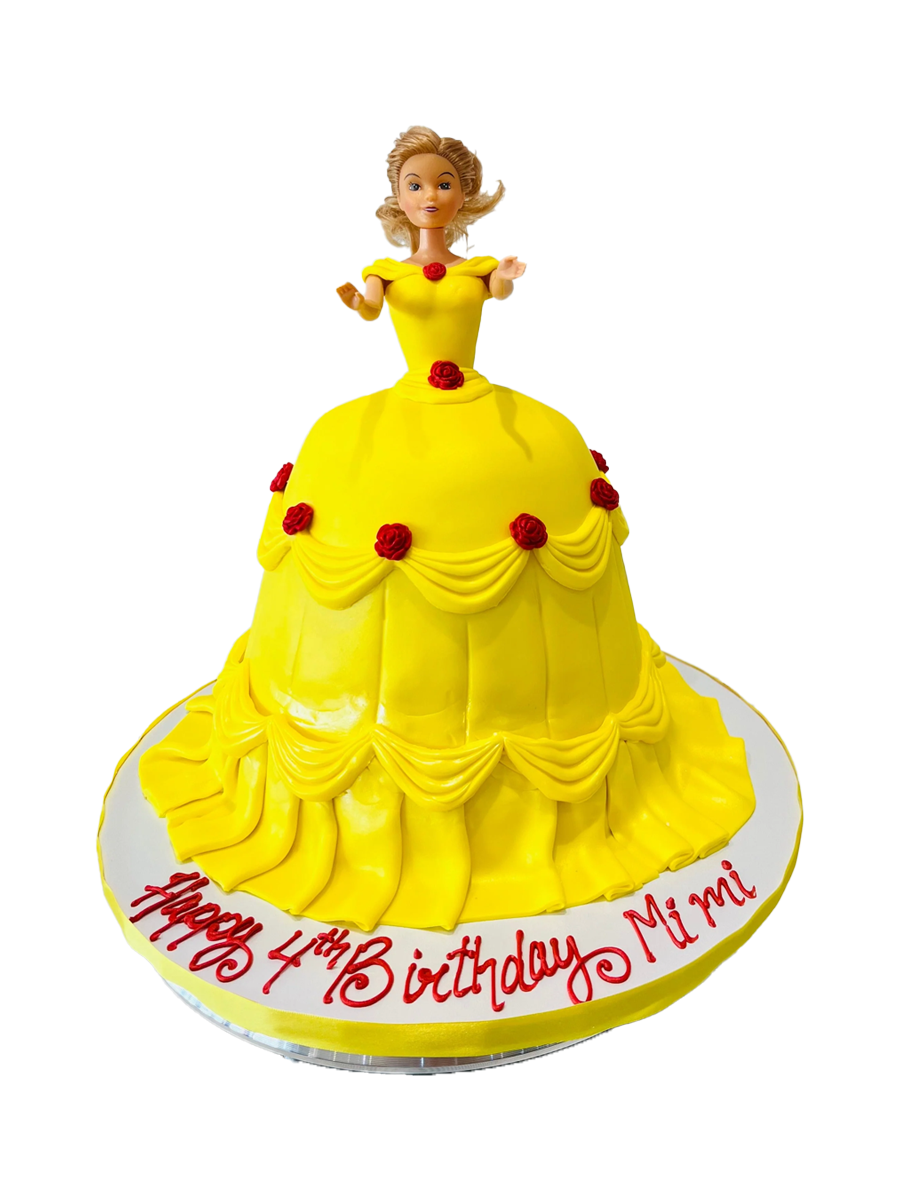 PRINCESS BELLA FONDANT BARBIE CAKE