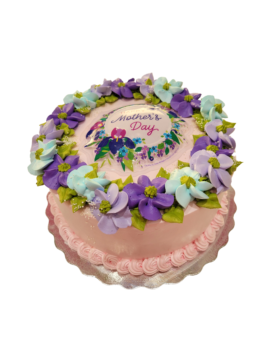 Purple & Blue Mother's Day Cake